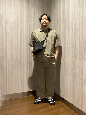 「MARMOT（マーモット）のアイテム」を使った、KOICHI TANAKAさん（メンズ・170cm）の夏コーディネート
