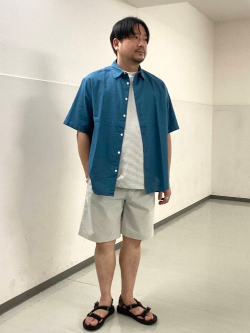 ヘンプコットン レギュラーカラーシャツ