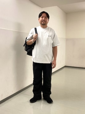 「アイテム（トートバッグ）」を使った、KOICHI TANAKAさん（メンズ・170cm・30代）の夏コーディネート
