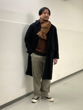 KOICHI TANAKAさん（メンズ・170cm）の冬コーディネート