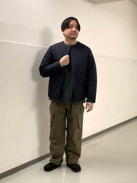 「FORK&SPOON」｜「アイテム（ジャケット/アウター）」を使った、KOICHI TANAKAさん（メンズ・170cm）の冬コーディネート