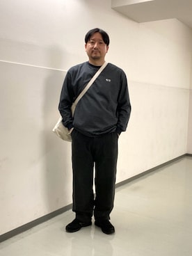 「アイテム（バッグ）」を使った、KOICHI TANAKAさん（メンズ・170cm・30代）の秋コーディネート