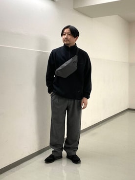 「アイテム（その他トップス）」を使った、KOICHI TANAKAさん（メンズ・170cm）の秋コーディネート