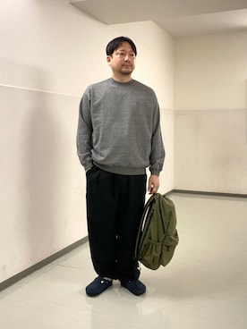 「アイテム（バックパック/リュック）」を使った、KOICHI TANAKAさん（メンズ・170cm・40代）の秋コーディネート