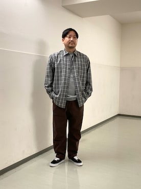 「アイテム（トップス）」を使った、KOICHI TANAKAさん（メンズ・170cm・30代）の秋コーディネート