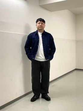 「アイテム（スウェット）」を使った、KOICHI TANAKAさん（メンズ・170cm・40代）の秋コーディネート