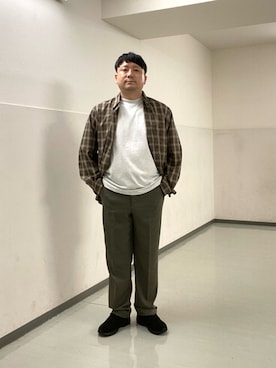 「Foxfire（フォックスファイヤー）のアイテム」を使った、KOICHI TANAKAさん（メンズ・170cm）の秋コーディネート