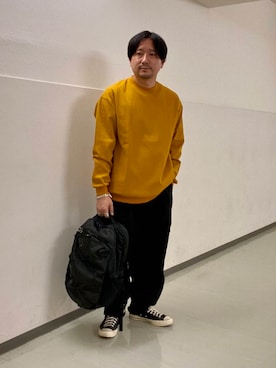 「アイテム（バックパック/リュック）」を使った、KOICHI TANAKAさん（メンズ・170cm）の夏コーディネート