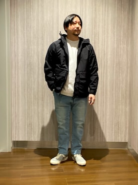 「Snow Peak（スノーピーク）のアイテム」を使った、KOICHI TANAKAさん（メンズ・170cm）の春コーディネート