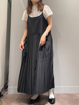 「アイテム（バレエシューズ）」を使った、さちほさん（レディース・157cm・30代）の夏コーディネート