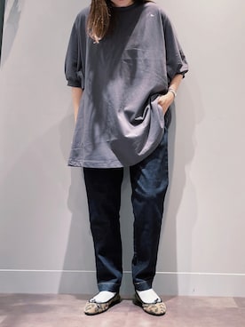 「アイテム（バレエシューズ）」を使った、さちほさん（レディース・157cm・30代）の夏コーディネート