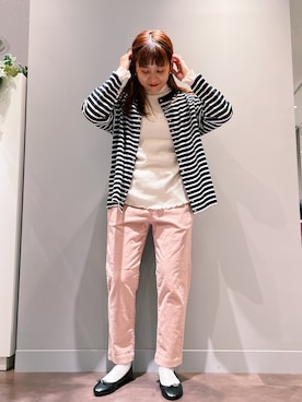 「アイテム（バレエシューズ）」を使った、さちほさん（レディース・157cm・30代）の秋コーディネート