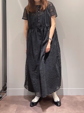 「アイテム（バレエシューズ）」を使った、さちほさん（レディース・157cm・30代）の夏コーディネート