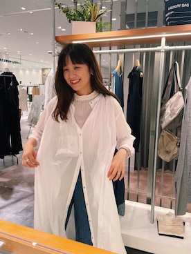 「ごきげんウィーク」｜「アイテム（キャミソール）」を使った、さちほさん（レディース・157cm）の春コーディネート