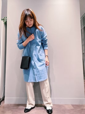 「アイテム（バレエシューズ）」を使った、さちほさん（レディース・157cm・30代）の冬コーディネート