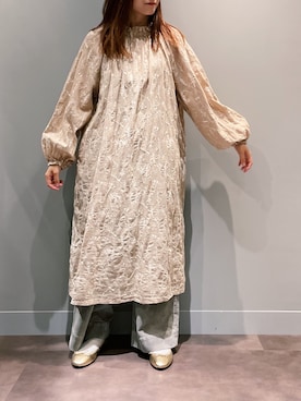 「アイテム（バレエシューズ）」を使った、さちほさん（レディース・157cm・30代）の秋コーディネート