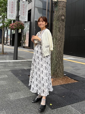 「アイテム（カーディガン/ボレロ）」を使った、さちほさん（レディース・157cm・30代）の夏コーディネート