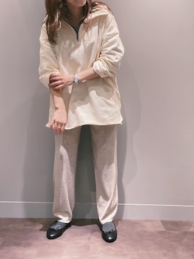 「アイテム（バレエシューズ）」を使った、さちほさん（レディース・157cm・30代）の冬コーディネート