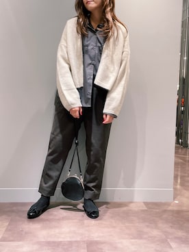 「アイテム（バレエシューズ）」を使った、さちほさん（レディース・157cm・30代）の冬コーディネート