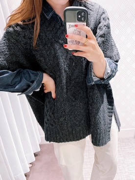 さちほさん（レディース・157cm）の冬コーディネート