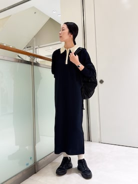 「URBAN RESEARCH DOORS(アーバンリサーチドアーズ)のアイテム(ワンピース/ドレス)」を使った、momoさん(レディース・162cm)の秋コーディネート