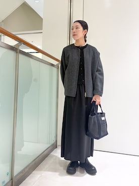 「URBAN RESEARCH DOORS(アーバンリサーチドアーズ)のアイテム(スカート)」を使った、momoさん(レディース・162cm)の秋コーディネート