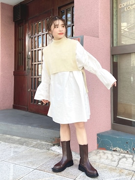 a k k oさん（レディース・154cm）の冬コーディネート