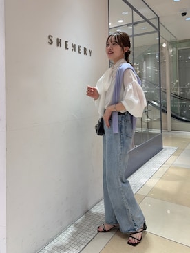 「SHENERY（シーナリー）のアイテム」を使った、kawai_160cmさん（レディース・160cm）の春コーディネート