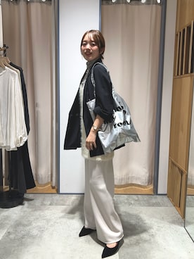 「SHENERY（シーナリー）のアイテム（テーラードジャケット）」を使った、kawai_160cmさん（レディース・160cm）の秋コーディネート