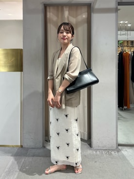 「SHENERY（シーナリー）のアイテム（テーラードジャケット）」を使った、kawai_160cmさん（レディース・160cm）の夏コーディネート