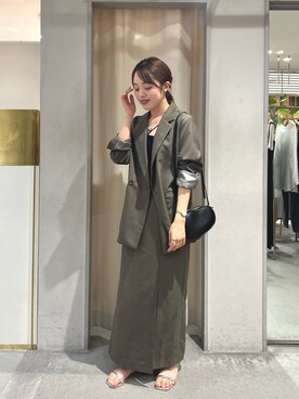 「SHENERY（シーナリー）のアイテム（テーラードジャケット）」を使った、kawai_160cmさん（レディース・160cm）の夏コーディネート