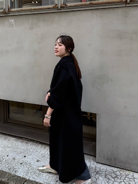 「ロングコートコーデ」｜kawai_160cmさん（レディース・160cm）の秋コーディネート