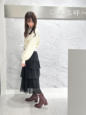 卑弥呼　ディアモール大阪店さん（レディース・157cm）の秋コーディネート