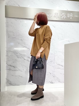 「HIMIKO（ヒミコ）のアイテム」を使った、卑弥呼　ディアモール大阪店さん（レディース・162cm）の秋コーディネート