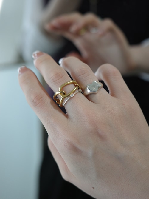 SILVER925 ハートシグネットリング（リング）｜TEN.（テン）の