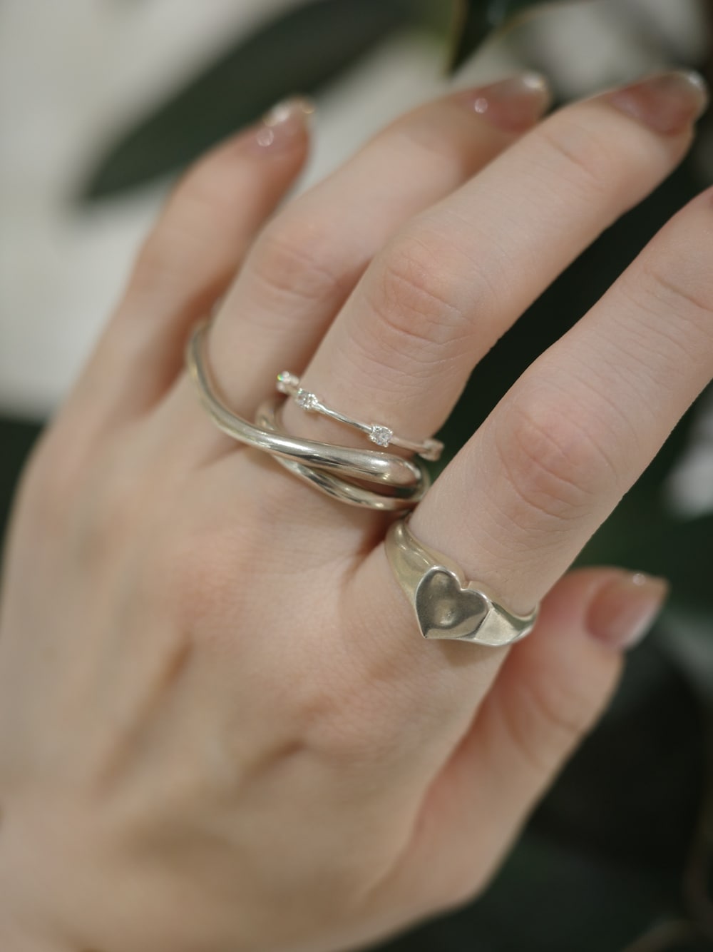 TEN.（テン）の「SILVER925 ハートシグネットリング（リング）」 - WEAR