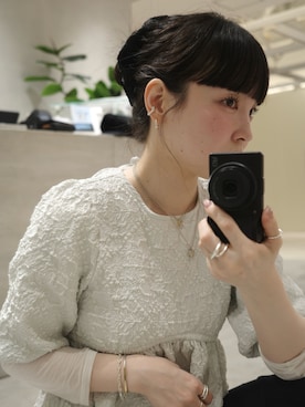 「アイテム（チャーム）」を使った、horigamiakaneさん（レディース・156cm）の夏コーディネート