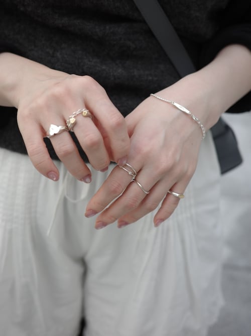 SILVER925 ラインウェーブリング（リング）｜TEN.（テン）の