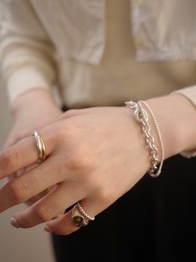 「アクセサリー」｜horigamiakaneさん（レディース・156cm）の春コーディネート