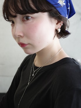「TEN.（テン）のアイテム」を使った、horigamiakaneさん（レディース・156cm）の夏コーディネート