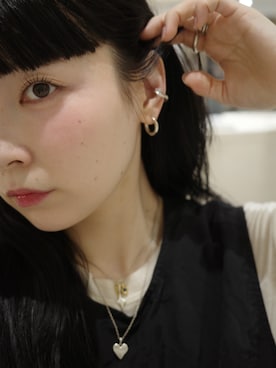 「アイテム（チャーム）」を使った、horigamiakaneさん（レディース・156cm）の夏コーディネート