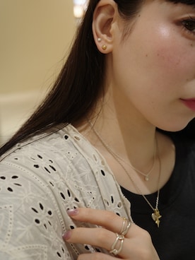 「アイテム（チャーム）」を使った、horigamiakaneさん（レディース・156cm）の夏コーディネート