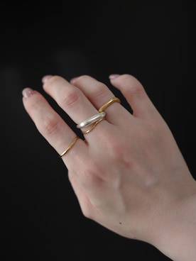 「アイテム（アクセサリー）」を使った、horigamiakaneさん（レディース・156cm）の秋コーディネート