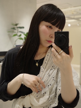 「アイテム（チャーム）」を使った、horigamiakaneさん（レディース・156cm）の夏コーディネート