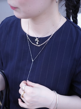 「アイテム（チャーム）」を使った、horigamiakaneさん（レディース・156cm）の秋コーディネート