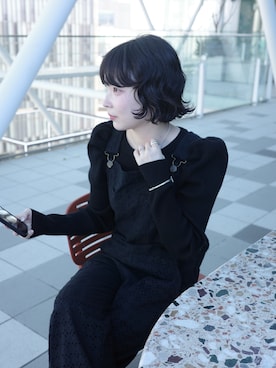 「TEN.（テン）のアイテム」を使った、horigamiakaneさん（レディース・156cm）の冬コーディネート