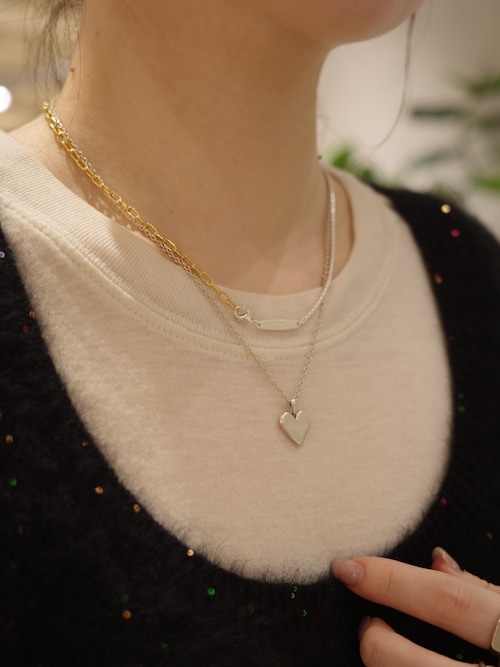 SILVER925 ハートシルフィウムネックレス（ネックレス）｜TEN