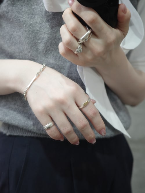 SILVER925 ハートシグネットリング（リング）｜TEN.（テン）の