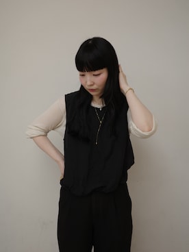 「アイテム（チャーム）」を使った、horigamiakaneさん（レディース・156cm）の夏コーディネート