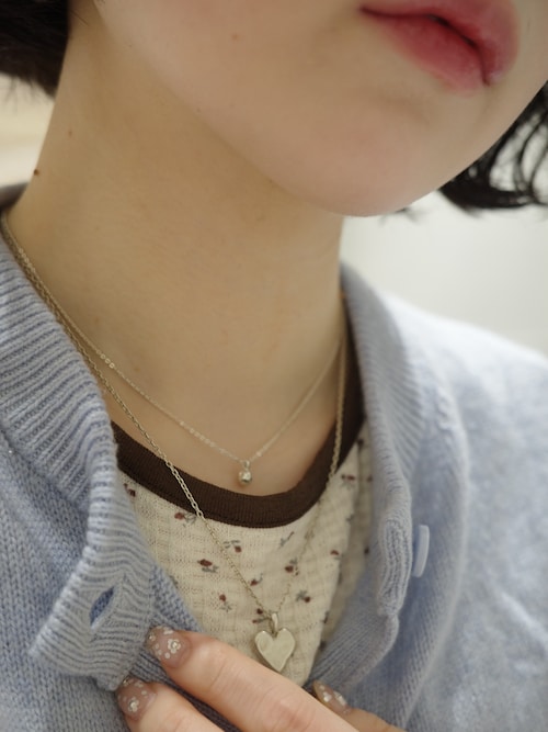 SILVER925 ハートシルフィウムネックレス（ネックレス）｜TEN.（テン
